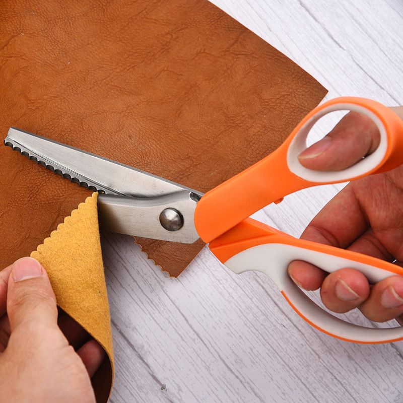 Ciseaux cranteurs TOP PICK 2026 – Acier inoxydable, poignées ergonomiques rembourrées – Parfaits pour la couture, le quilting et le scrapbooking !