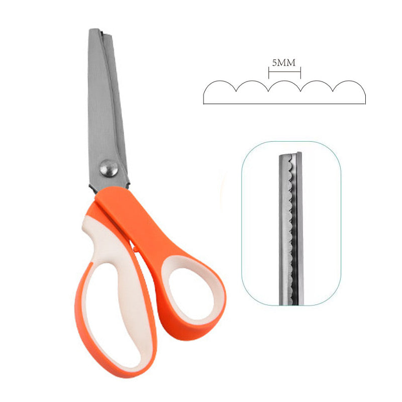 Ciseaux cranteurs TOP PICK 2026 – Acier inoxydable, poignées ergonomiques rembourrées – Parfaits pour la couture, le quilting et le scrapbooking !