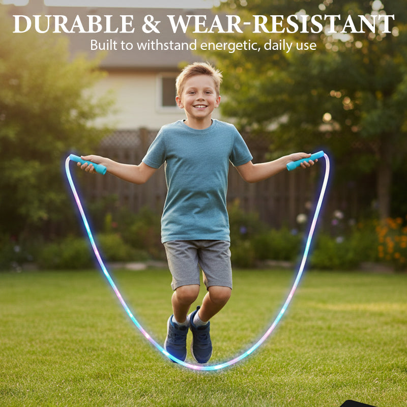 Corde à sauter lumineuse à LED pour enfants