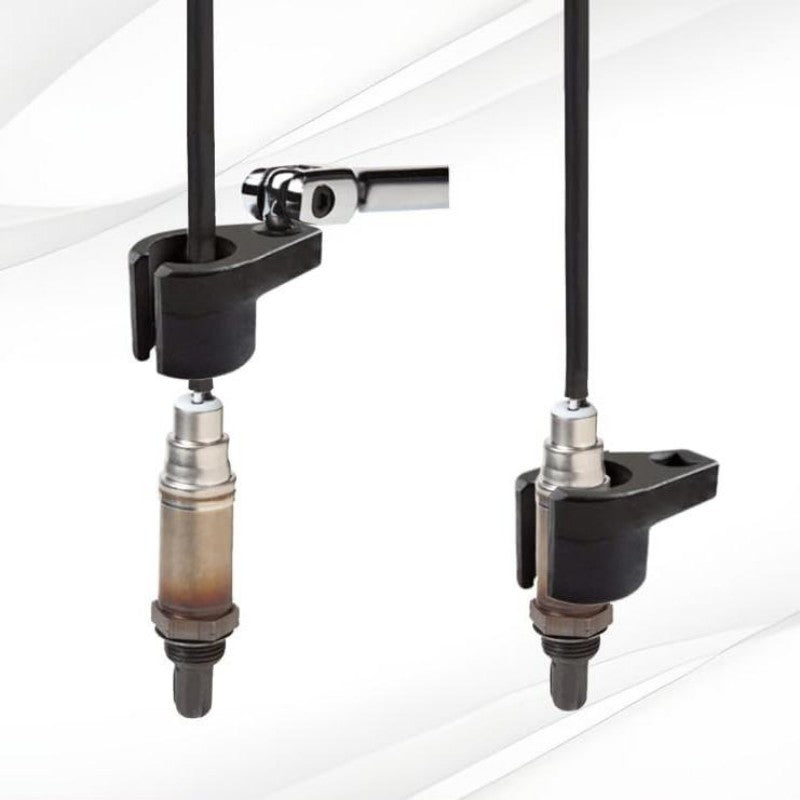 Kit de 5 pièces pour sonde lambda : douille déportée et taraud – Acier CR-V, design à fente latérale et compatibilité universelle pour des réparations rapides et sûres !