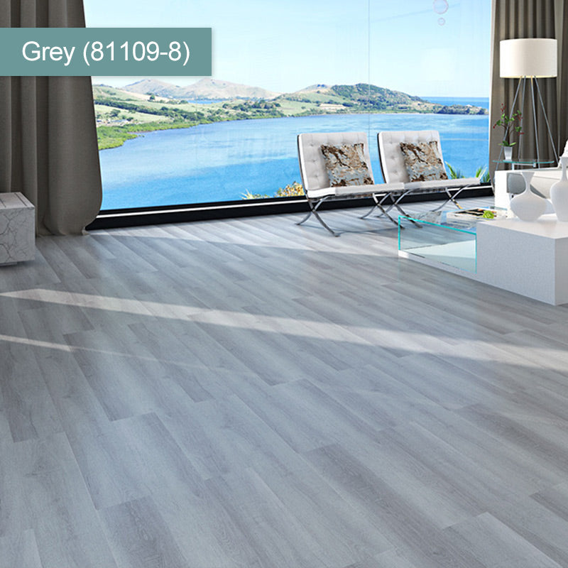 (36 po x 6 po x 1/8 po) Dalles de sol adhésives effet bois, autocollantes, imperméables et faciles à installer soi-même