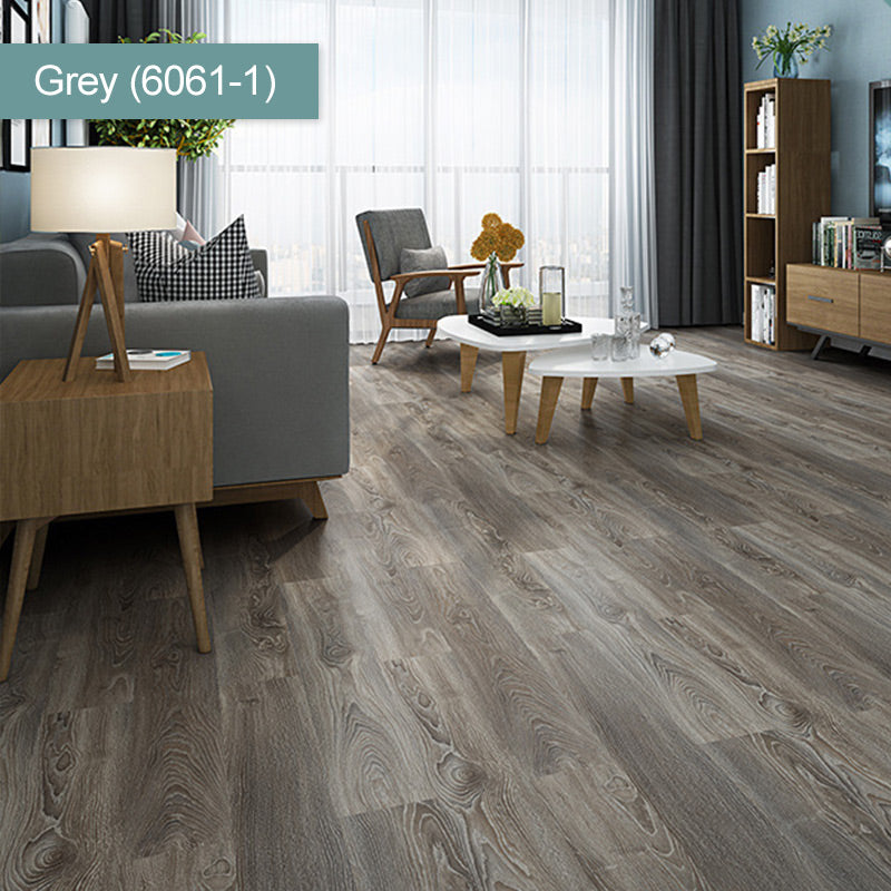 (36 po x 6 po x 1/8 po) Dalles de sol adhésives effet bois, autocollantes, imperméables et faciles à installer soi-même