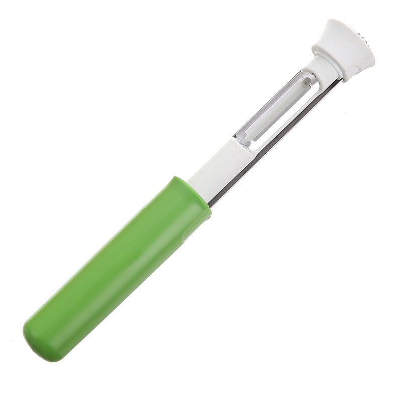 Évidoir et éplucheur 2-en-1 – Acier inoxydable – Plus de 95K vendus – parfait pour une préparation rapide des fruits – facile à utiliser et à nettoyer