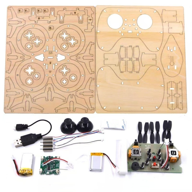 Kit de construction de drone en bois à faire soi-même pour enfants