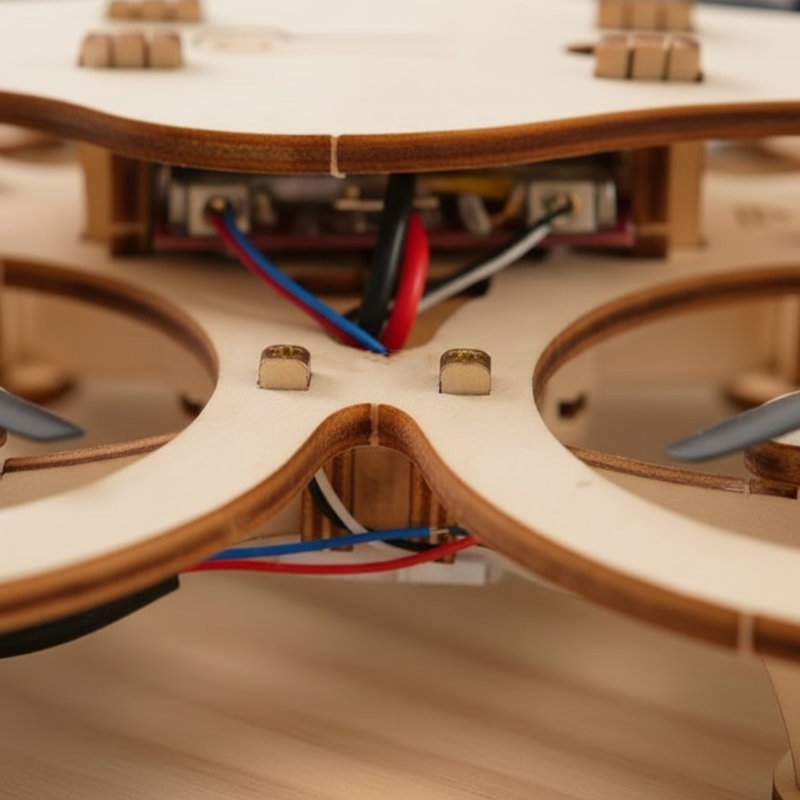 Kit de construction de drone en bois à faire soi-même pour enfants