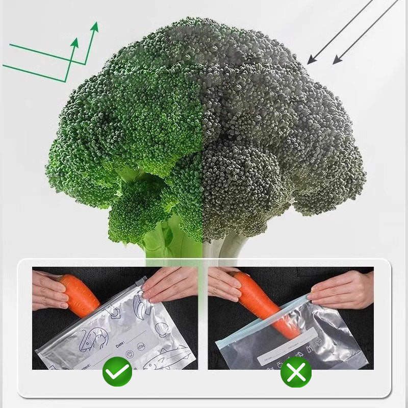 Sacs de conservation alimentaires réutilisables en aluminium : Gardez vos aliments frais plus longtemps !