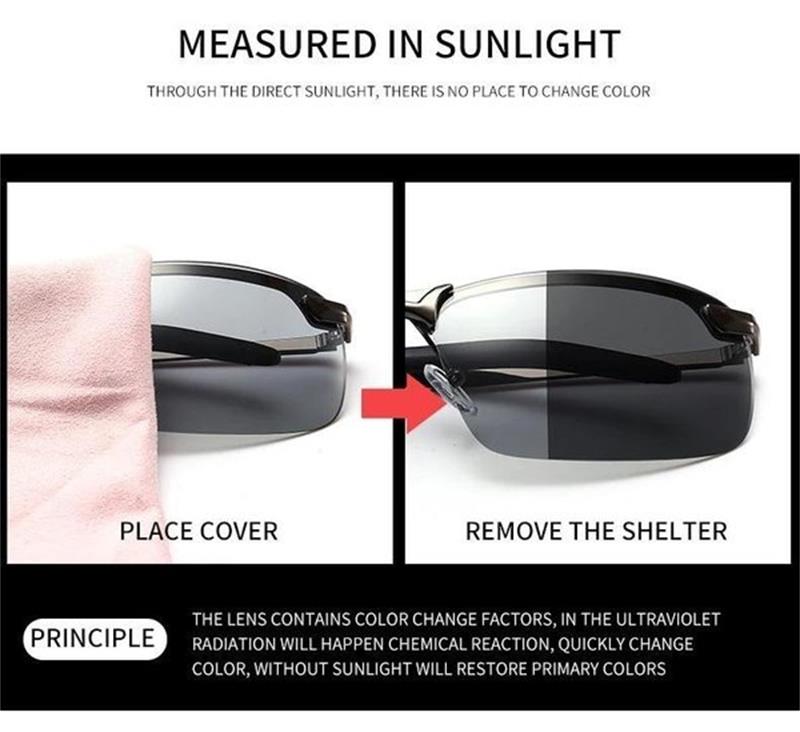Lunettes de soleil photochromiques 2026 avec verres polarisés antireflets
