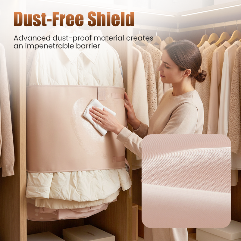 Sac de rangement anti-poussière Housse de compression anti-poussière pour vêtements pour armoires