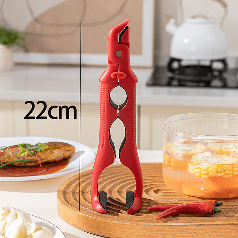Pince à bol et assiette en silicone 3 en 1