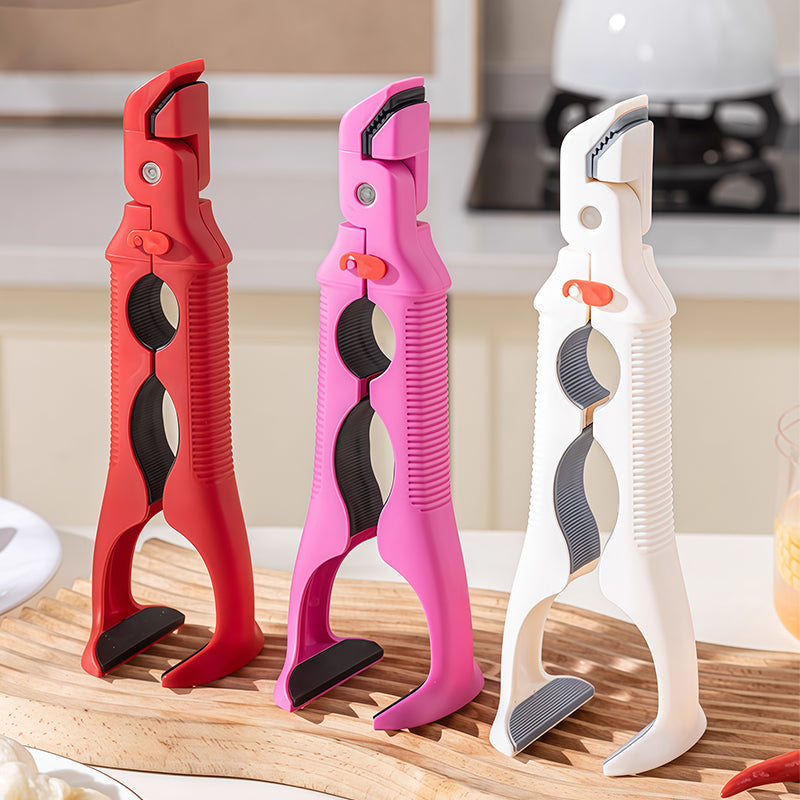 Pince à bol et assiette en silicone 3 en 1