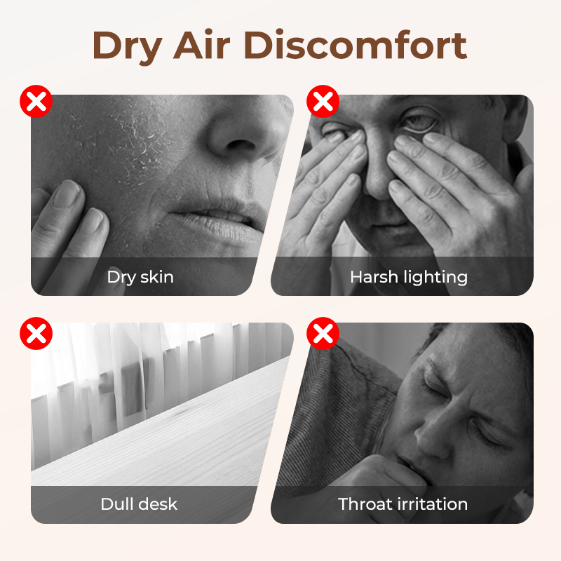 Personnalisez votre humidificateur Mist & Mood Flower avec ses deux modes de pulvérisation et sa veilleuse 7 couleurs