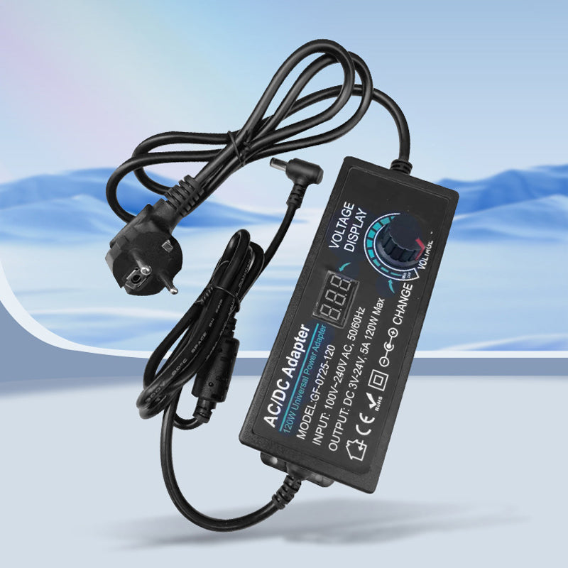 Adaptateur secteur universel AC/DC réglable 3V-24V 3A