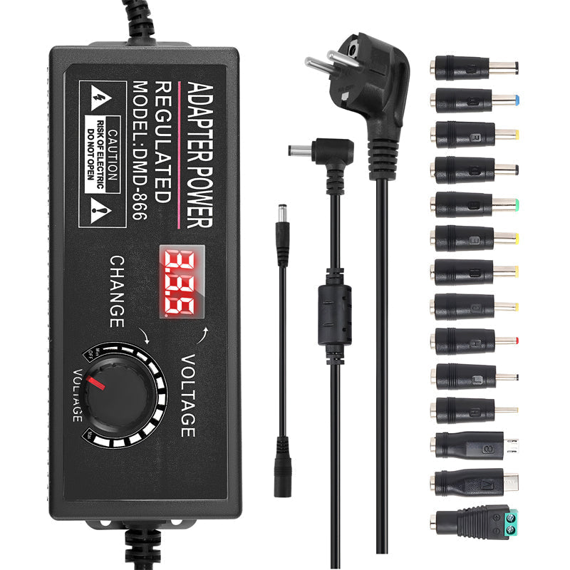 Adaptateur secteur universel AC/DC réglable 3V-24V 3A