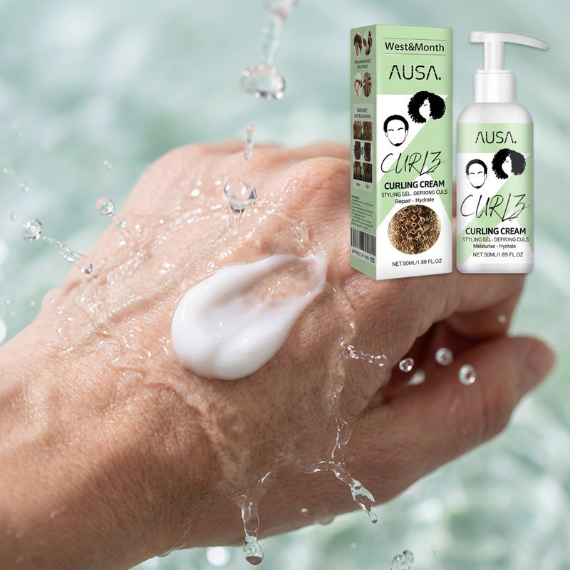 Crème coiffante définition et hydratation des boucles