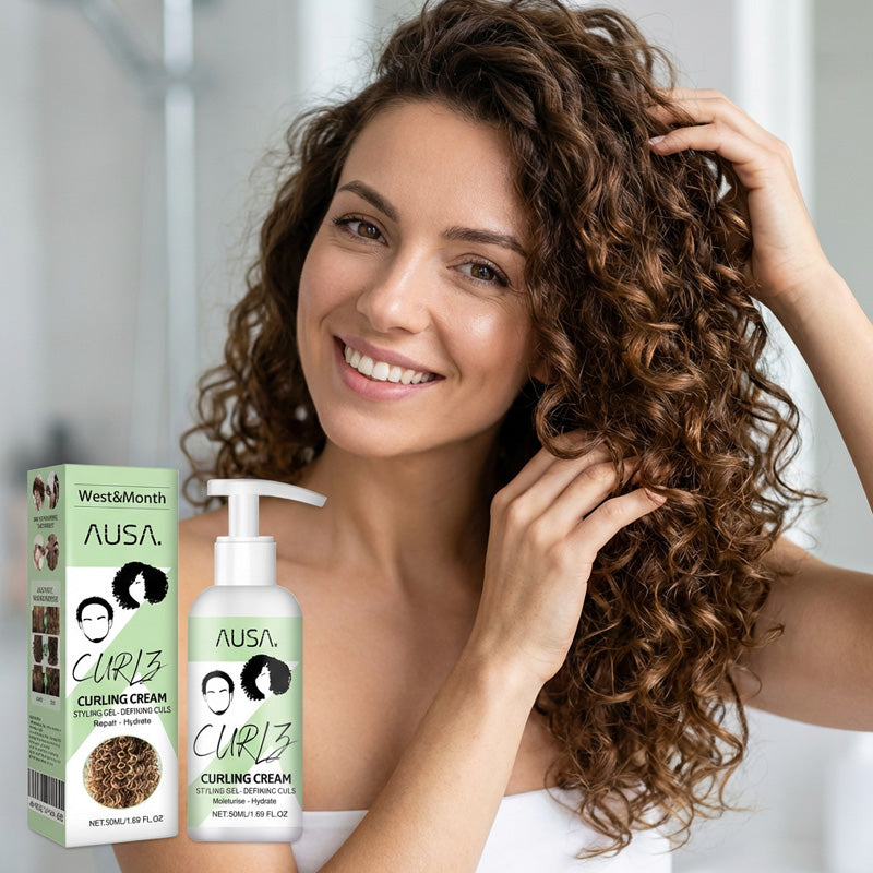 Crème coiffante définition et hydratation des boucles