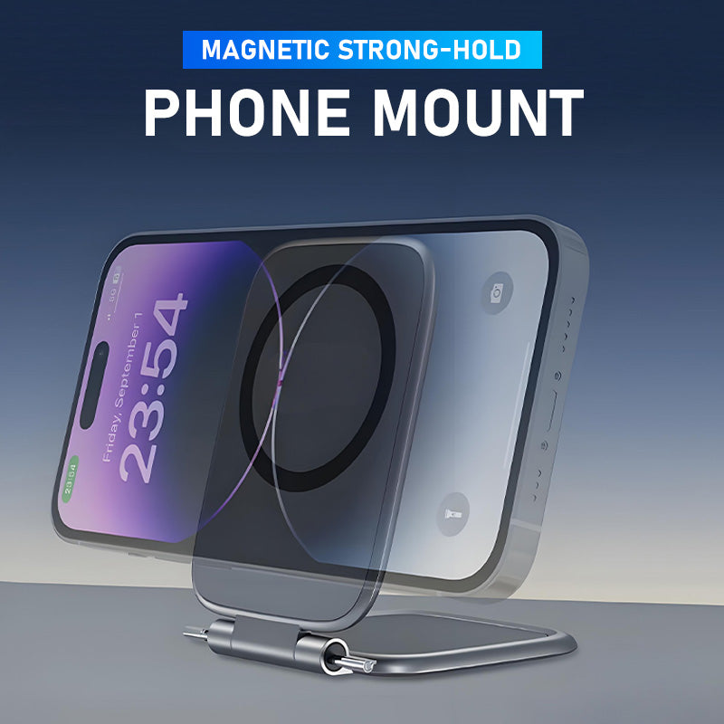 Support de Téléphone Magnétique Super Adhérent—Colle comme un Aimant, Tient comme un Roc !