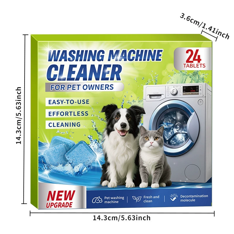 Tablettes nettoyantes pour lave-linge pour propriétaires d'animaux de compagnie