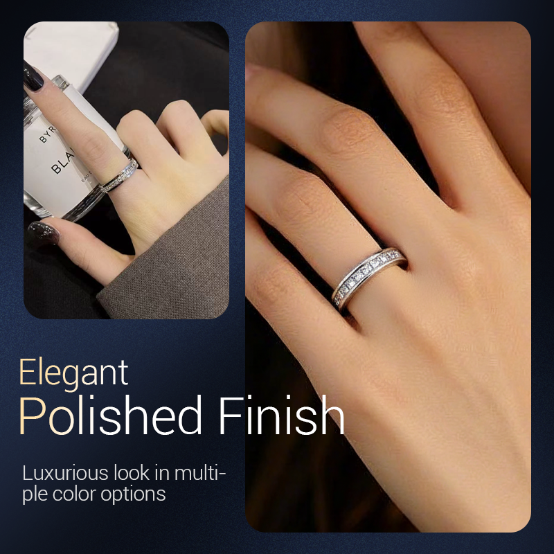 Bague rotative en acier au titane avec zircone