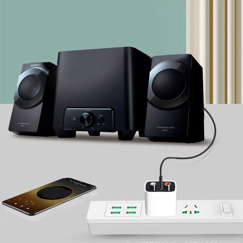 Adaptateur audio Bluetooth stéréo Hi-Fi avec sortie AUX/RCA