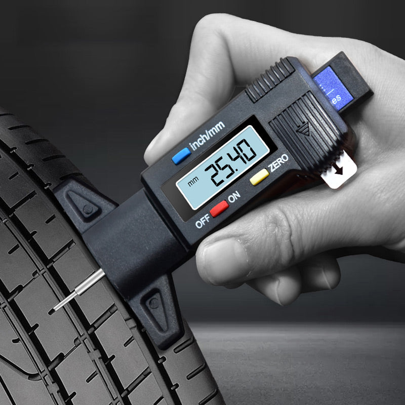 Compteur numérique de profondeur de bande de roulement de pneu de voiture