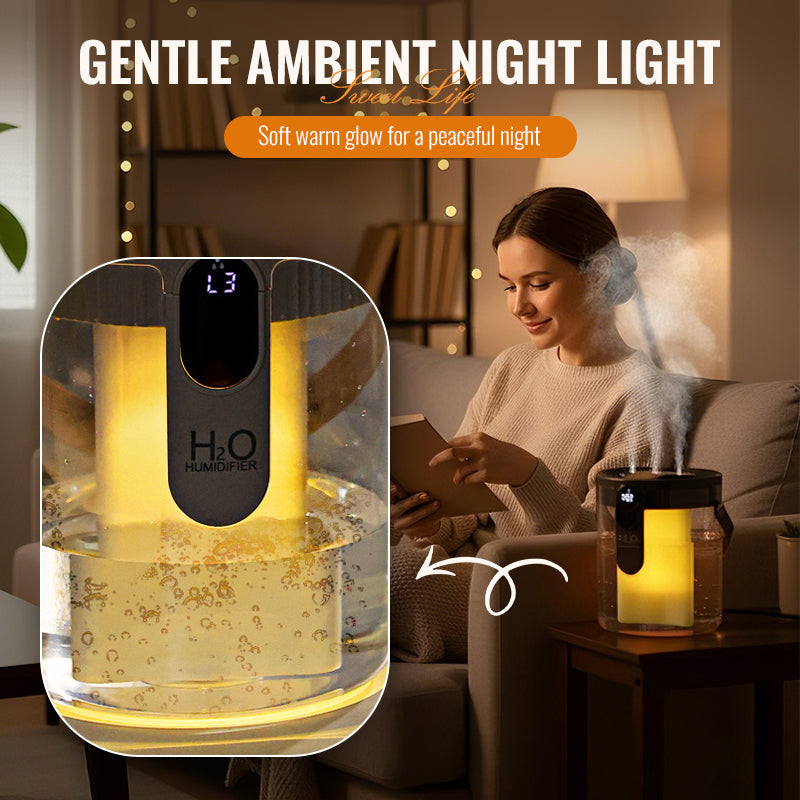 Humidificateur portable sans fil avec veilleuse
