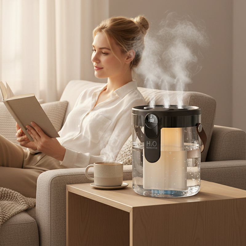 Humidificateur portable sans fil avec veilleuse