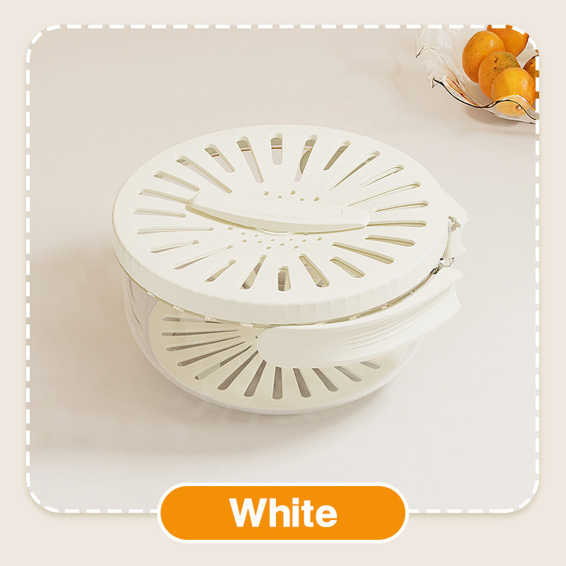 Panier égouttoir polyvalent avec couvercle