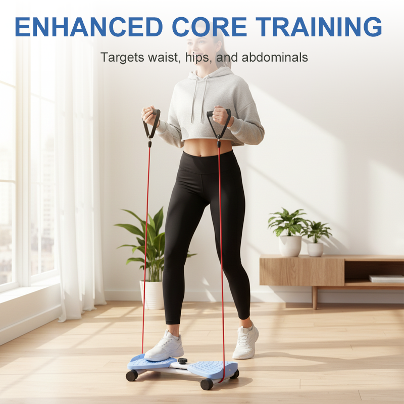 Stepper de fitness compact avec mouvement de torsion