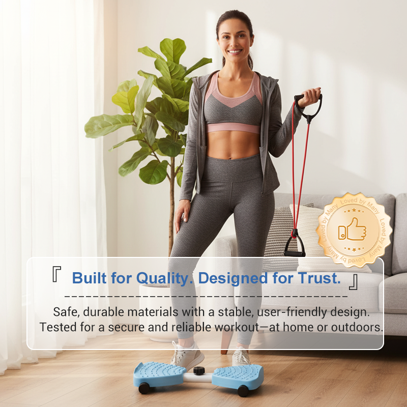 Stepper de fitness compact avec mouvement de torsion