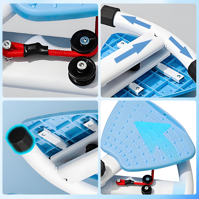 Stepper de fitness compact avec mouvement de torsion