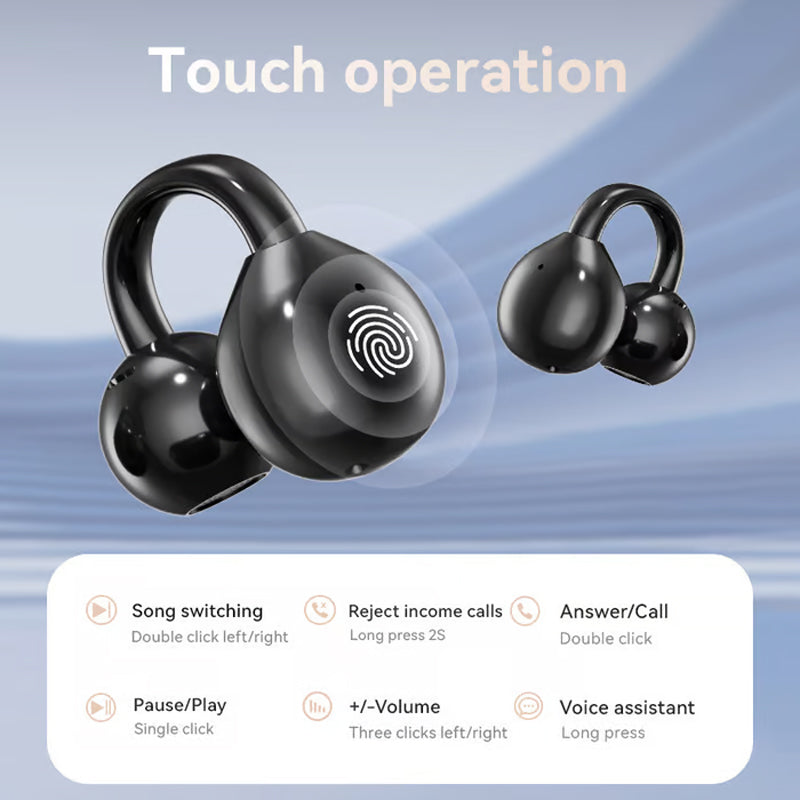 Écouteurs sans fil à clipser Bluetooth 2026 – Liberté sans fil, musique nomade et design élégant