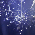 Guirlande lumineuse solaire style feu d'artifice pour jardin et fêtes