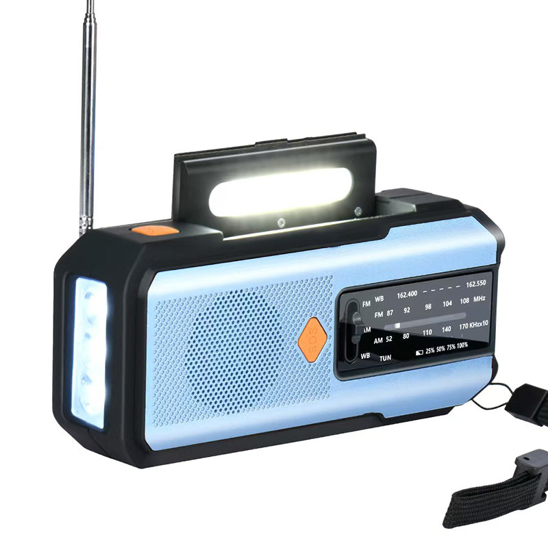 Radio météo d'urgence à manivelle solaire 2026