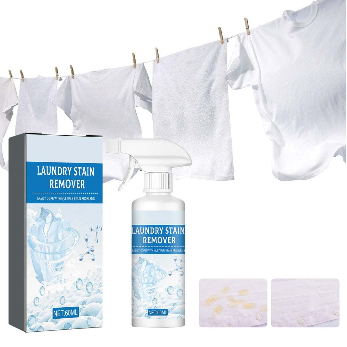 Spray détachant puissant pour le linge