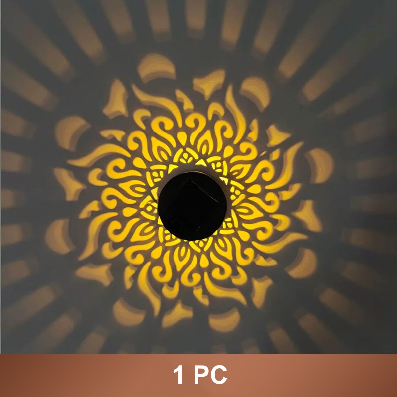 Projecteur de mandala à énergie solaire