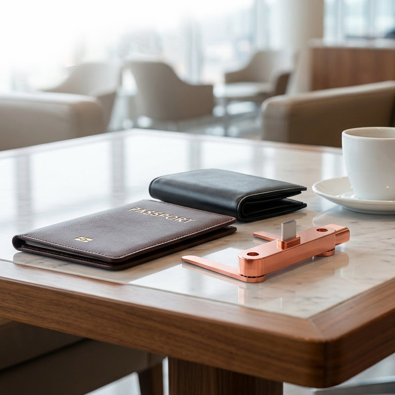 Adaptateur de charge rapide avec support de téléphone pliable à 360°