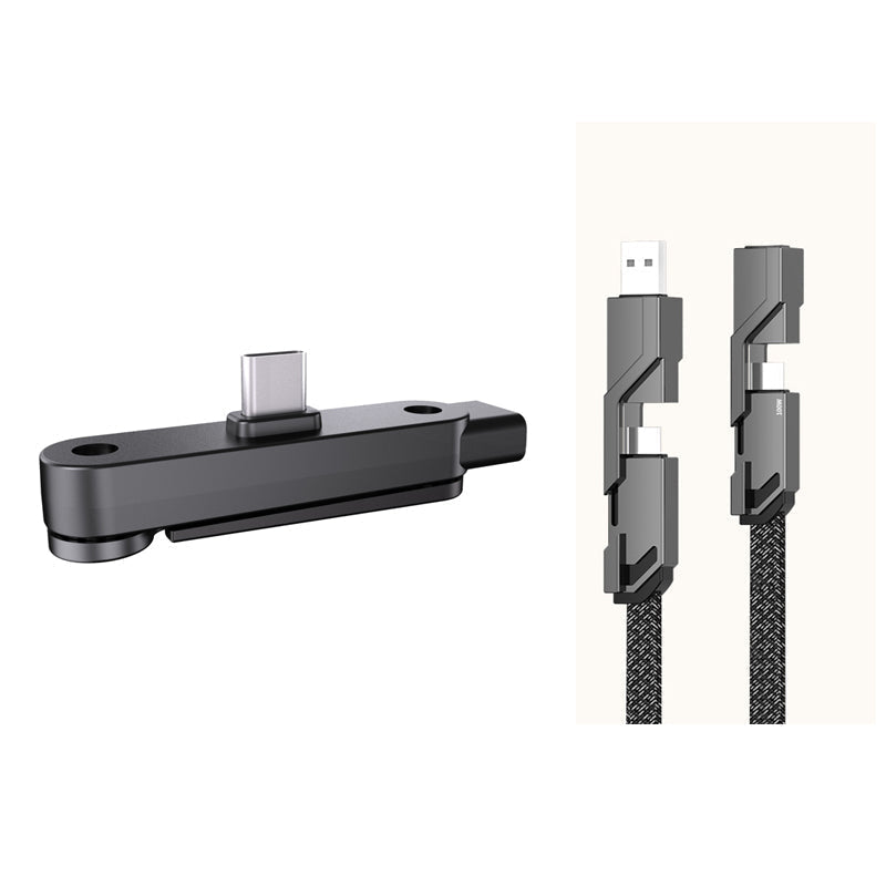 Adaptateur de charge rapide avec support de téléphone pliable à 360°