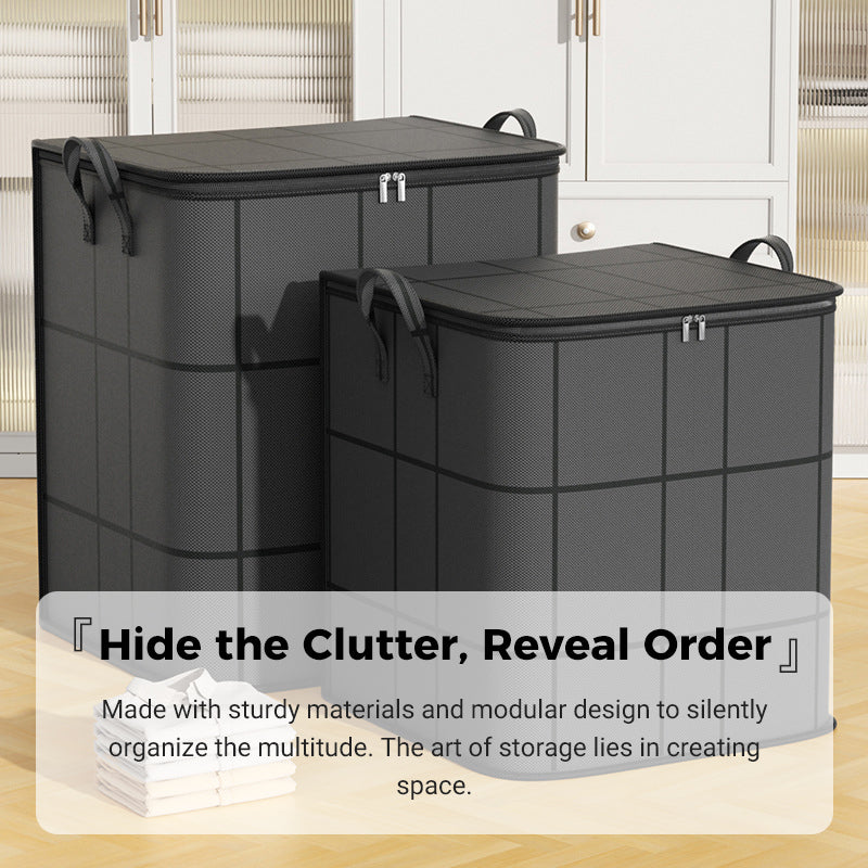 Housse de rangement anti-poussière pour couettes et linge de maison – Imperméable, gain de place et fermeture éclair sécurisée