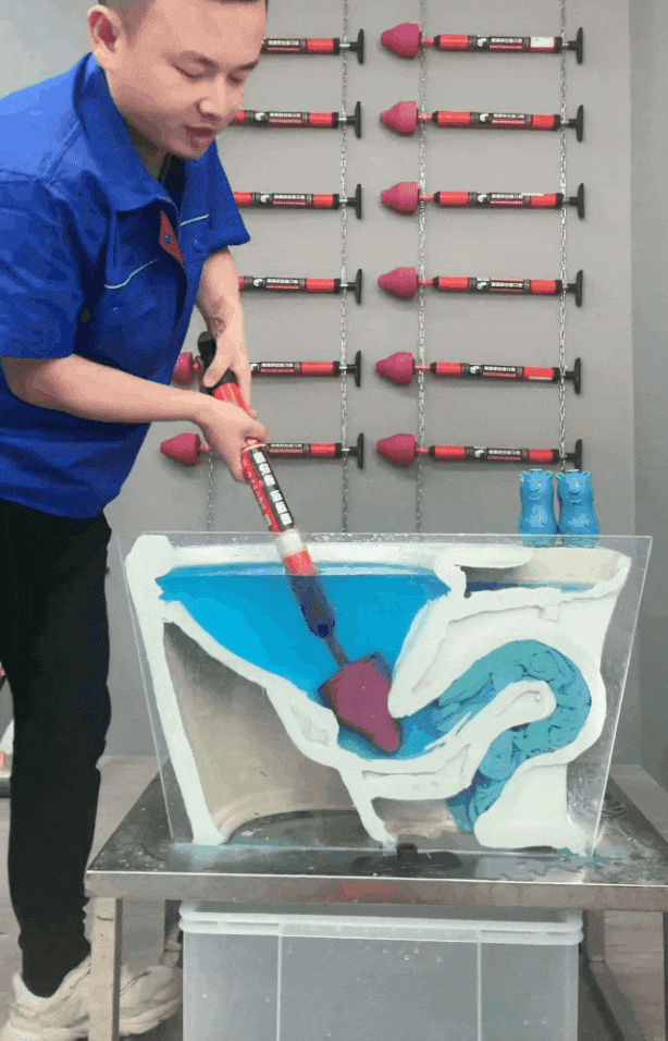 Déboucheur de toilettes domestique haute pression