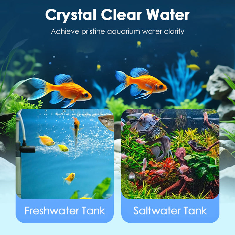 Comprimés effervescents pour purificateurs d'eau d'aquarium et de bassin