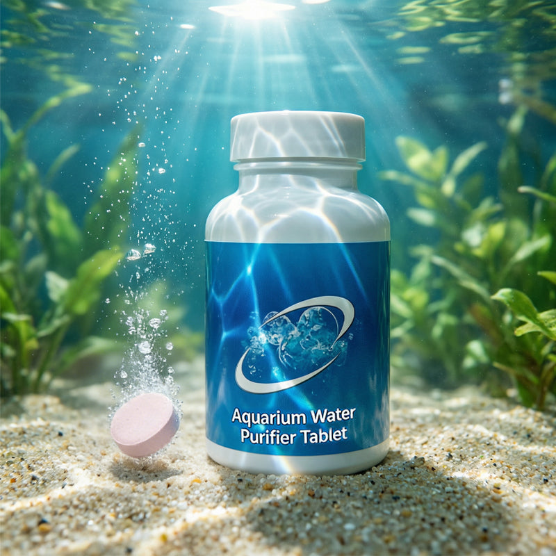 Comprimés effervescents pour purificateurs d'eau d'aquarium et de bassin