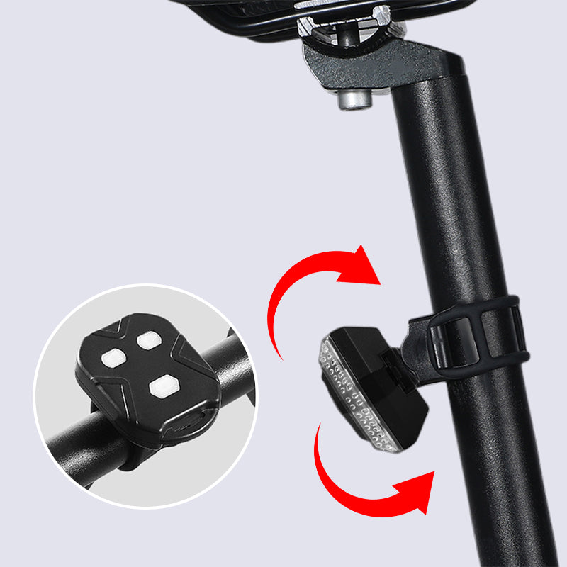 Feu arrière de vélo avec clignotants à commande sans fil