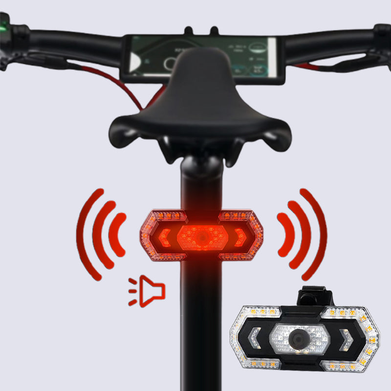 Feu arrière de vélo avec clignotants à commande sans fil