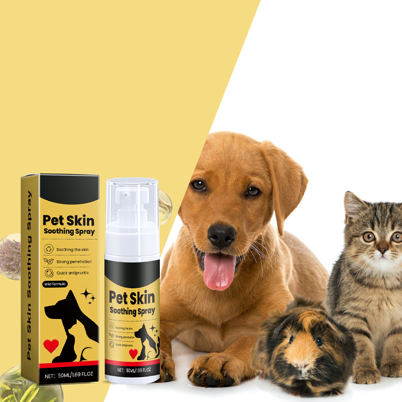 Vaporisateur apaisant pour la peau des animaux de compagnie