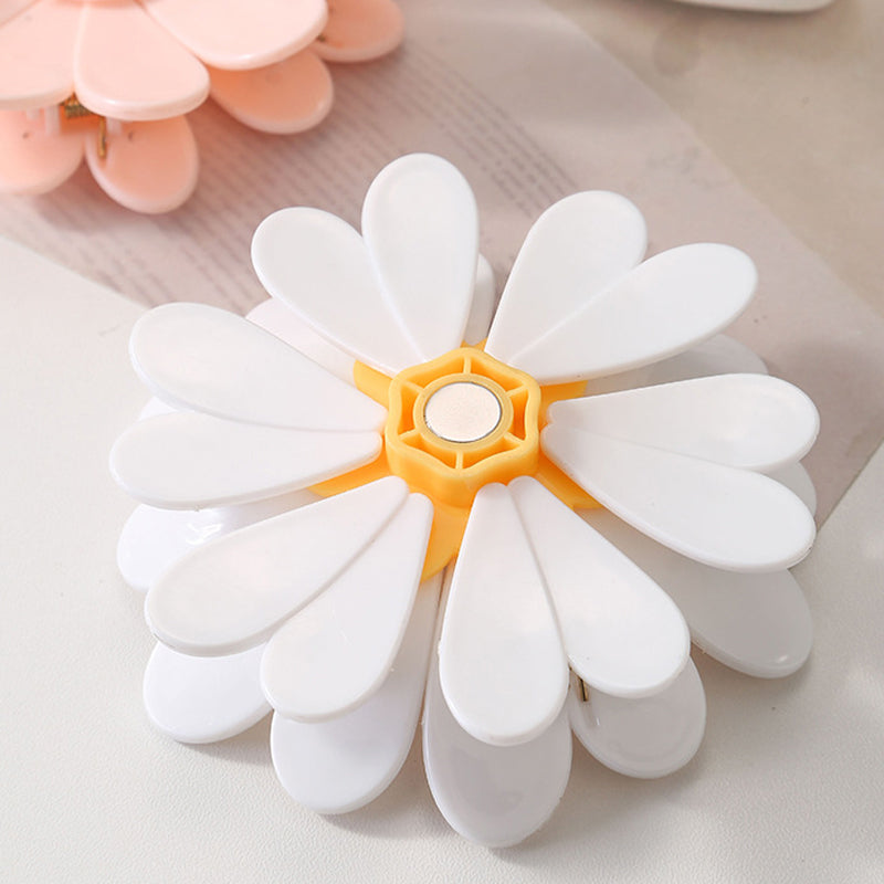 Ensemble de clips de fermeture magnétiques fleur de marguerite