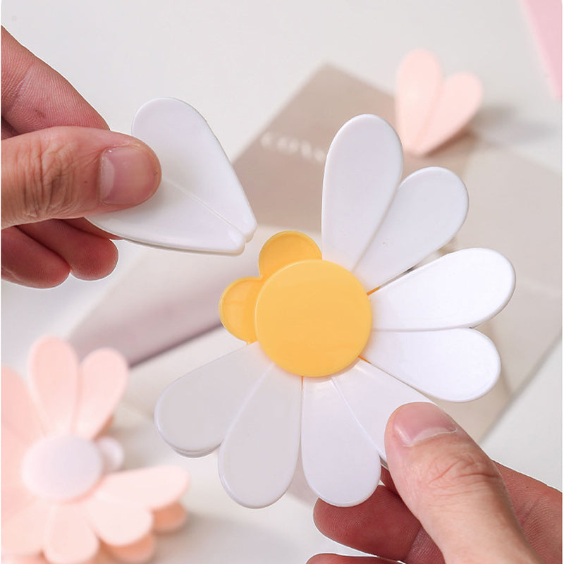 Ensemble de clips de fermeture magnétiques fleur de marguerite