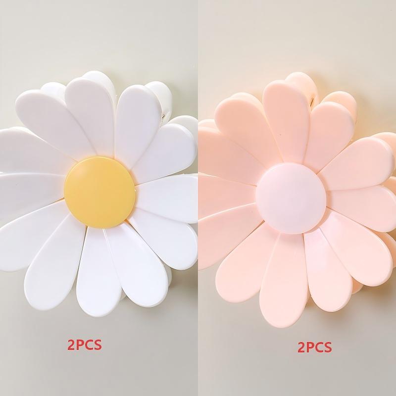 Ensemble de clips de fermeture magnétiques fleur de marguerite
