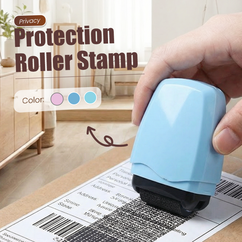 Rouleau tampon de protection des données personnelles