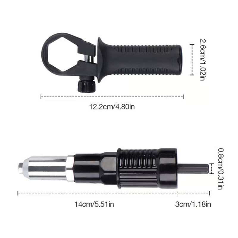 Kit adaptateur de pistolet à riveter électrique