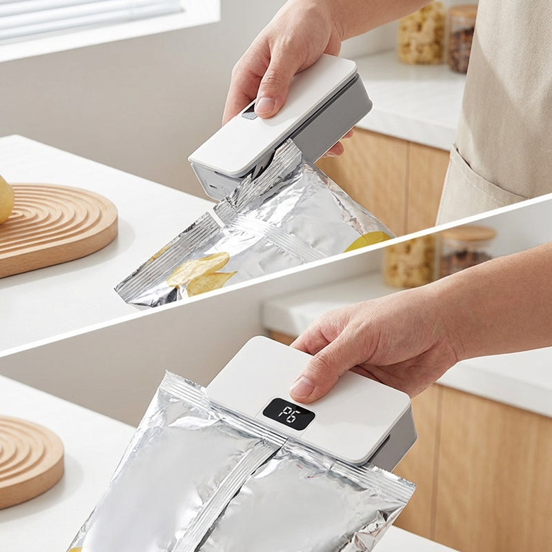 LE MINI-SOUDE-SAC 2-EN-1 ! Rechargeable USB-C, 6 niveaux de chaleur et lame coupante intégrée